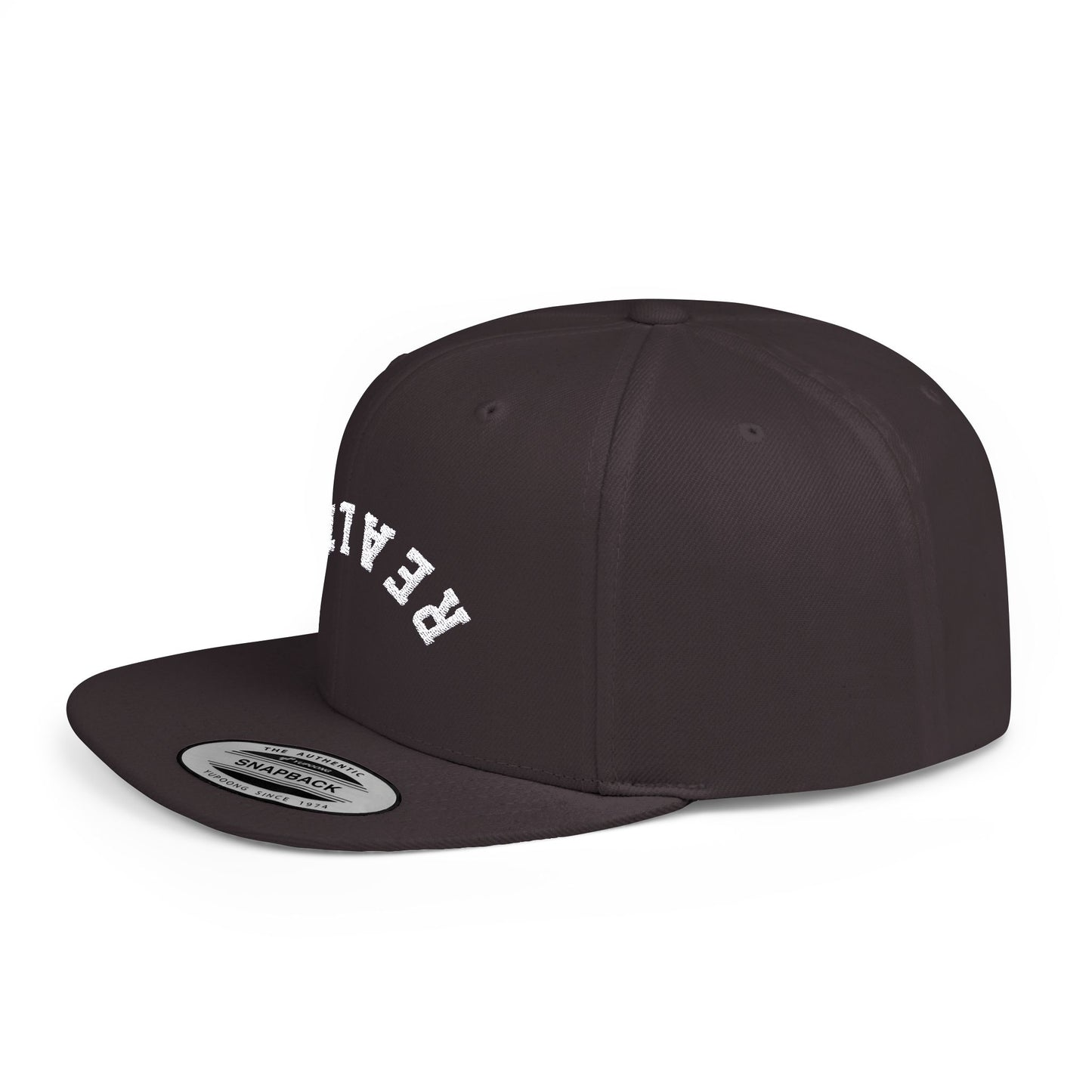 REALTOR White Flat Bill Snapback